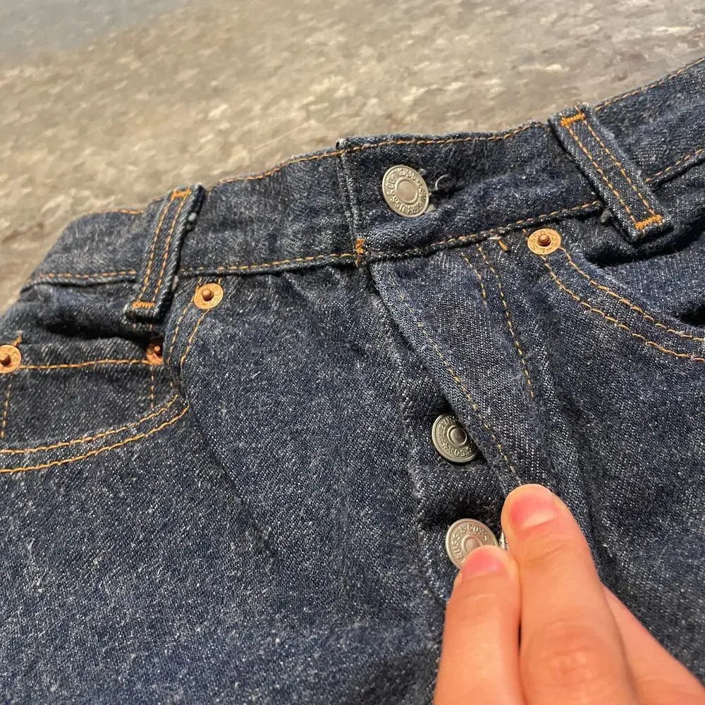 Vintage Levi's 301 NOS Denim Jeans Size 10 25x30 (22x27) Boys Girls Youth USA